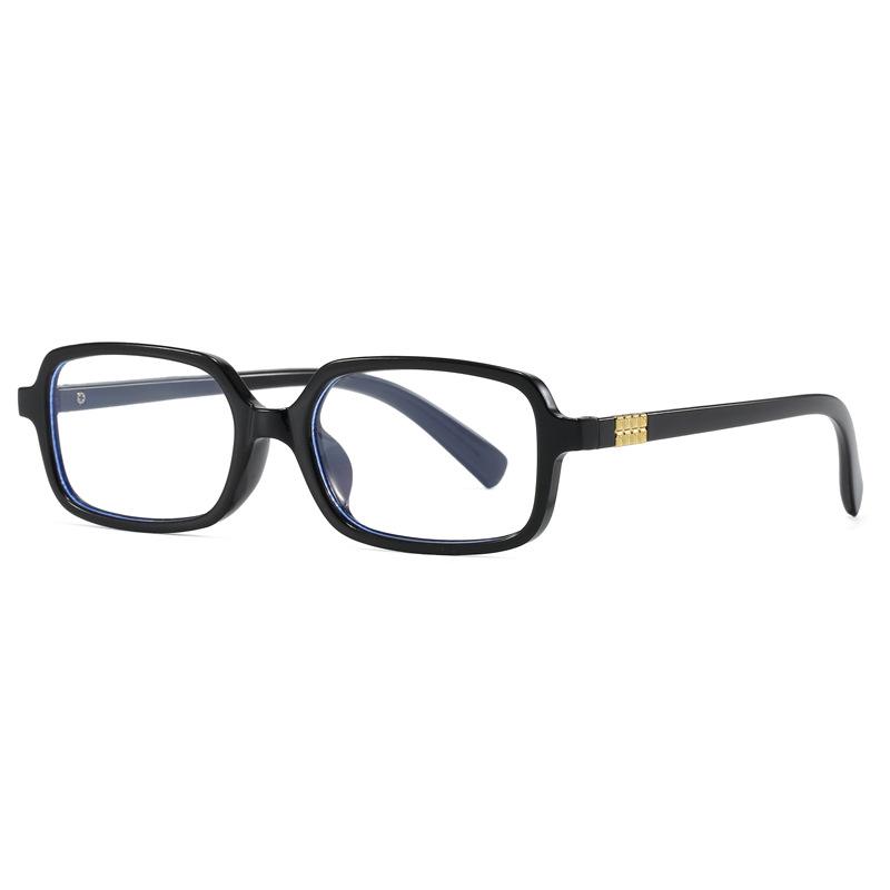 8065 Retro Square Sunglasses: Unisex Small Frame with Blue Light Blocking & Myopia Compatible