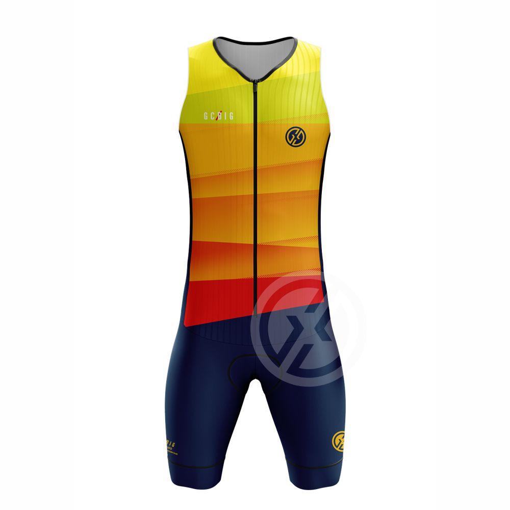 Tuta da Triathlon Uomo Body Tuta da Ciclismo Maglia Skinsuit Abbigliamento Anti-Schizzo Bici Set Lavorati a Maglia Veloci Tuta Culotte Mtb Uomo