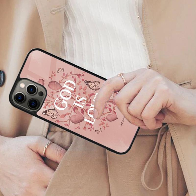 Christlicher Bibelvers Jesus Kreuz Religion Magnetische Handyhülle Für iPhone 17 Air 16 14 13 12 Pro Max 15 Plus MagSafe Hülle