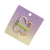 Hairpin Rounded Edges No Hair Damage Metal Clip Stable Grip Non-Slip Dreamy Gradient Butterfly Shape Portable Side Bangs Hair Clip
