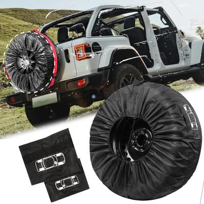 Foldable Pouch with Handle Storage for Truck SUV Tire Cover Garage Waterproof Dustproof Universal Car Cover Storage Bag Large