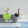 Ceramic And Swan Figurines Sculpture Ornament for Home Cafe Study Room Tabletop Art Decoration