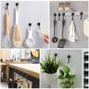 Strong Magnetic Hook Magnetic Hook Strong Neodymium Magnets Hooks for Home Refrigerator Kitchen Key Holder Black Multi-Purpose