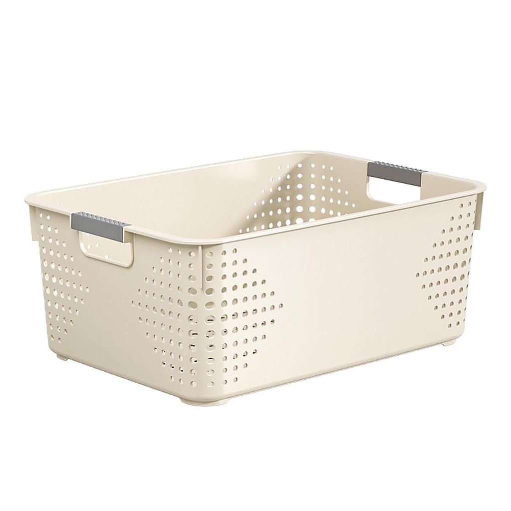 Multi-Purpose Plastic Storage Basket for Snacks, Toys, and Kitchen Items
