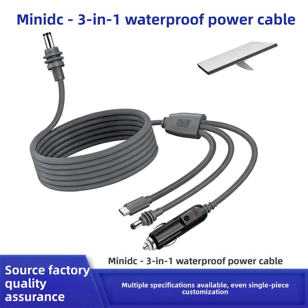 USB C to DC Power Cord 100W PD for Starlink Mini Outdoor Waterproof IP65 Braid Shielding Pure Copper 2m Customized OEM ODM