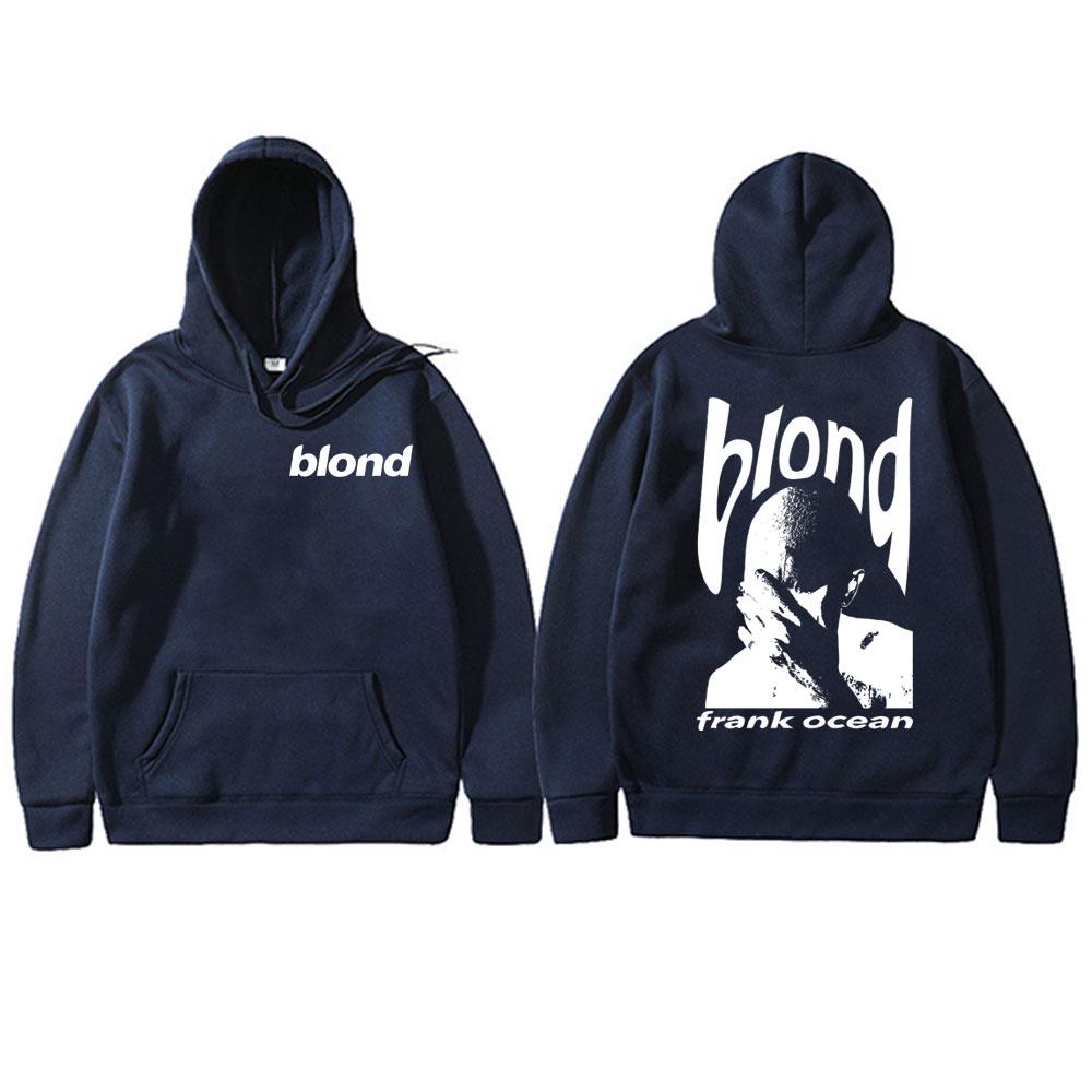 Frank Hip Hop Oversized Hoodie Ocean Vintage Sweatshirt Male Blond Fashion Popular Music Singer R&B Hoodies Man Casual Pullover