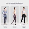 Juyitang High-Waist Two-in-One Yoga Pants with Pockets for Slimming & Hip-Lifting