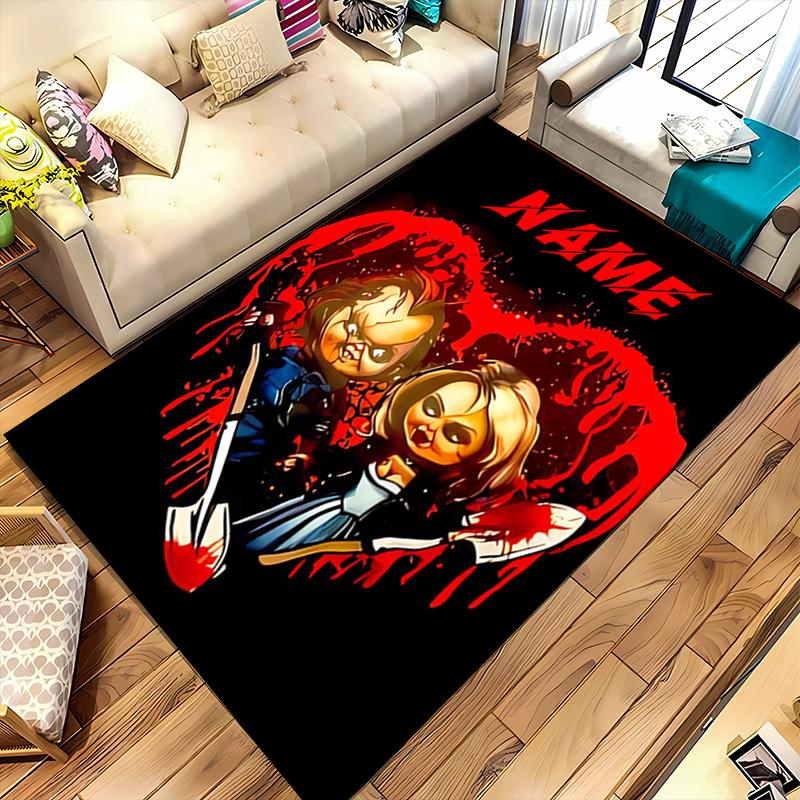 Custom personalization Chucky Area Rug - Perfect For Kitchen, Bathroom,Laundry Room Decor Large Size Available,Gift All Seasons