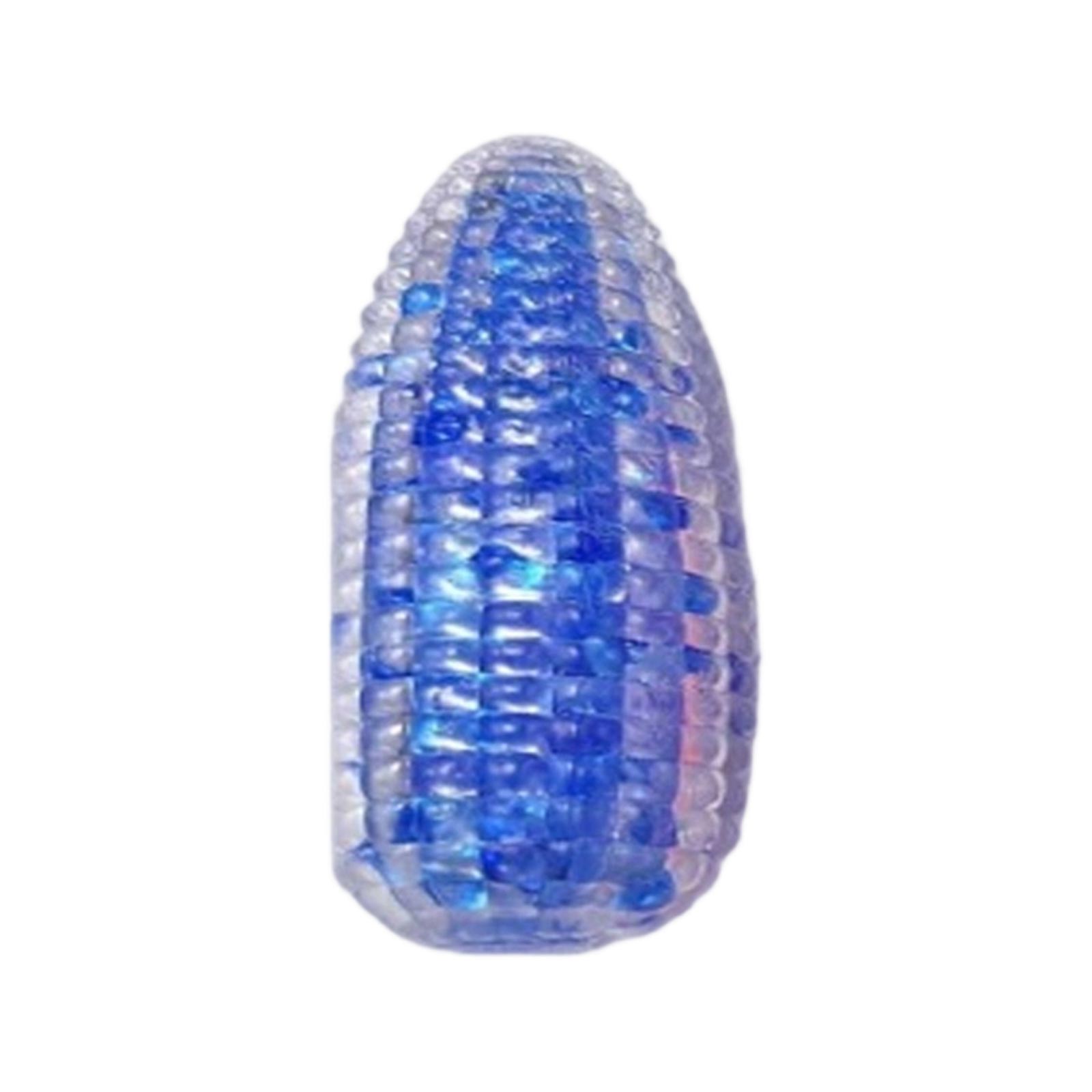 

Glass Crystal Corn Kneading Music Release Ball Corn Kneading Music Stress Relief Toy Decompression Quicksand one size синій