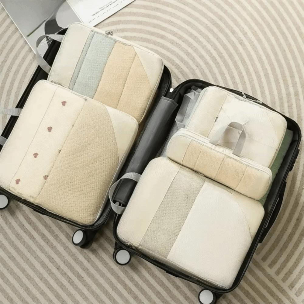 3pcs Multifunctional Travel Compression Bags Extensible Luggage Organizer  Travel Essentials
