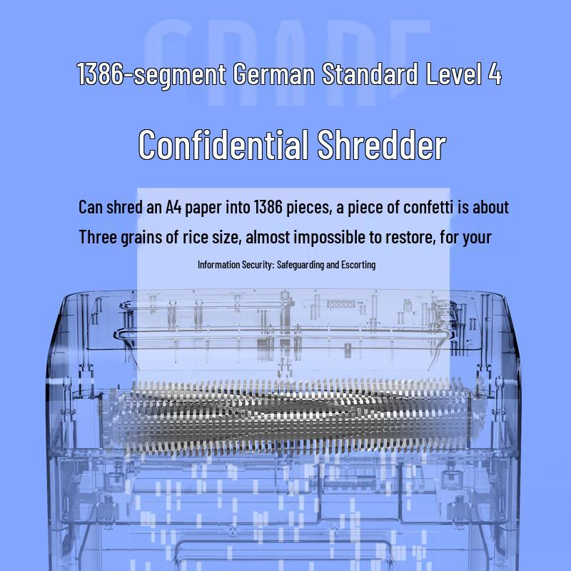 Deli 9915 P-5 Micro-Cut 10-Sheet Office Shredder