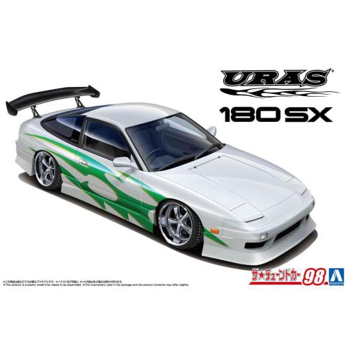 Aoshima Bunka Kyozai 1/24 The Tuned Car Series No.98 Nissan URAS RPS13 180SX '96 Ver.2 Plastic Model Car
