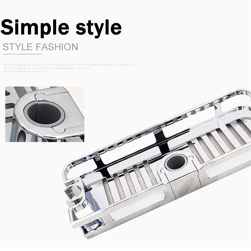 Stand ABS Lifting Rod Home Decor Shower Rack Bathroom Organization Storage Rack Soap Holder