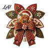 Bauernhaus Weihnachtsdekoration DIY Weihnachtsdecke Schleife DIY Nähset 3D Handgefertigtes Dekoratives Ornament Vorgeschnittene Bastelmaterialien Stoff Und Schritt-für-Schritt
