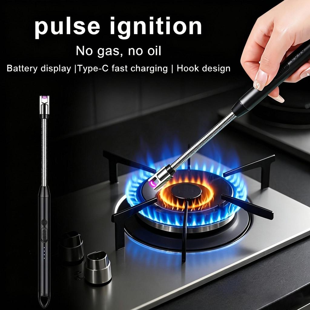 Electric Lighter USB Rechargeable Plasma Electronic Arc Lighter for Kitchen Gas Stove Candle BBQ Camping
