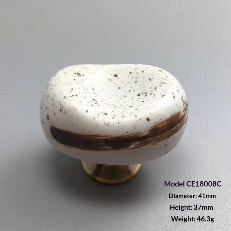 Ceramic Door Handles French Vintage Furniture Handle Cupboard Kithen Cabinet Wardrobe Drawer Closet Pulls Diy Decor
