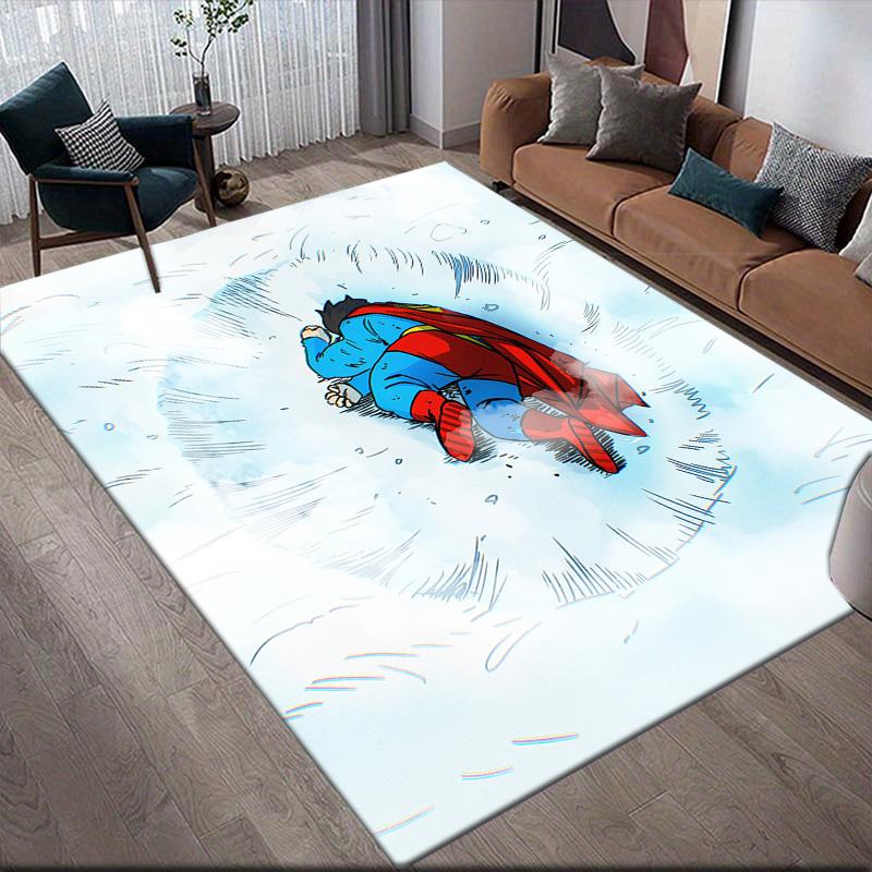 

Superman & Superdog Anti-Slip Rug, Rectangular Carpet for Home Sofa Area Decor 60x90cm