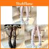 Lolita Summer Knee High Socks With Pearl Butterfly Bow Design For Girls