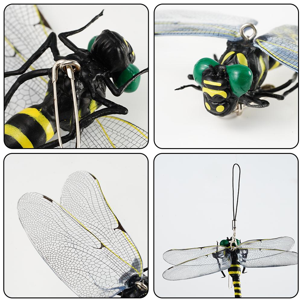 12cm Simulation Dragonfly Outdoor Mosquito Repellent Insect Model Garden Hanging Ornaments