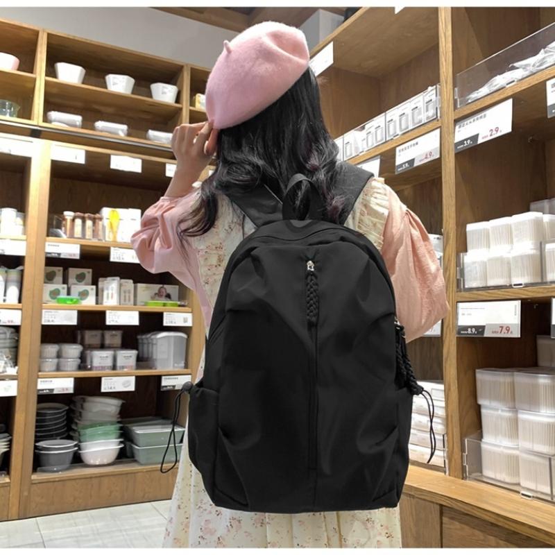 Large Capacity Schoolbag Male And Female High School College Students Simple Leisure Sports Backpack  Travel Backpack