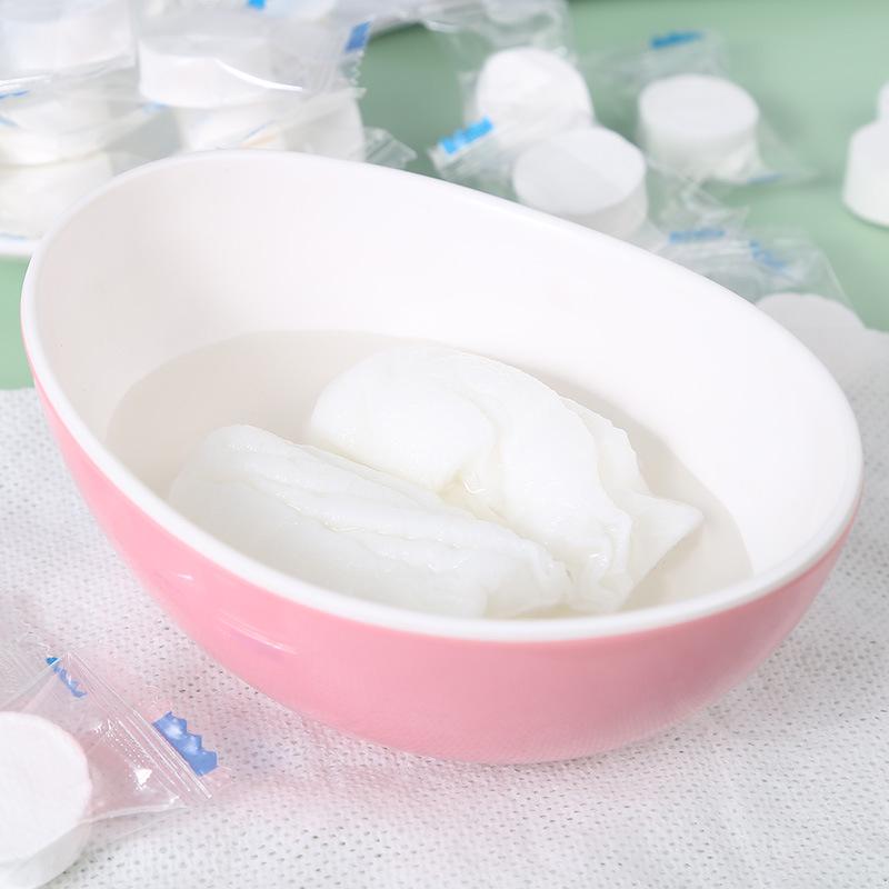 Tragbares Reise-Gesichtswaschhandtuch - Einweg-Komprimierte Schönheits-Reinigungstücher