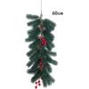 Artificial Christmas Pine Needle Arrangement with Red Berries and Pine Cones