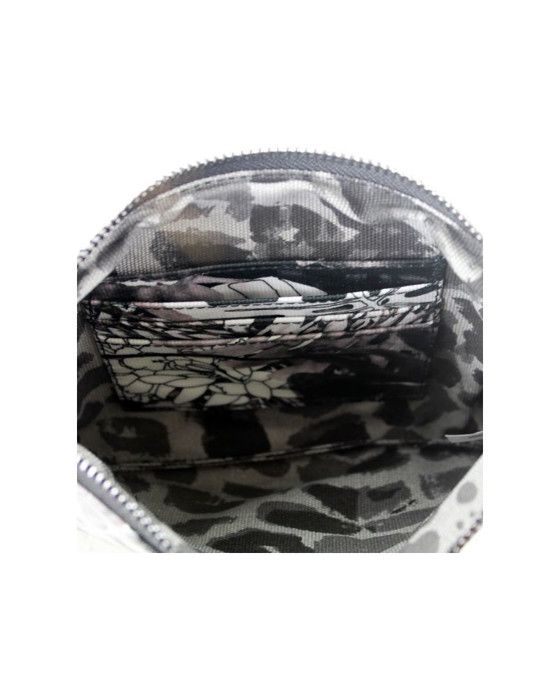 Pochette - Christian Lacroix - Flamenco PM2 - Canvas enduit - Noir - Compartiment zippé