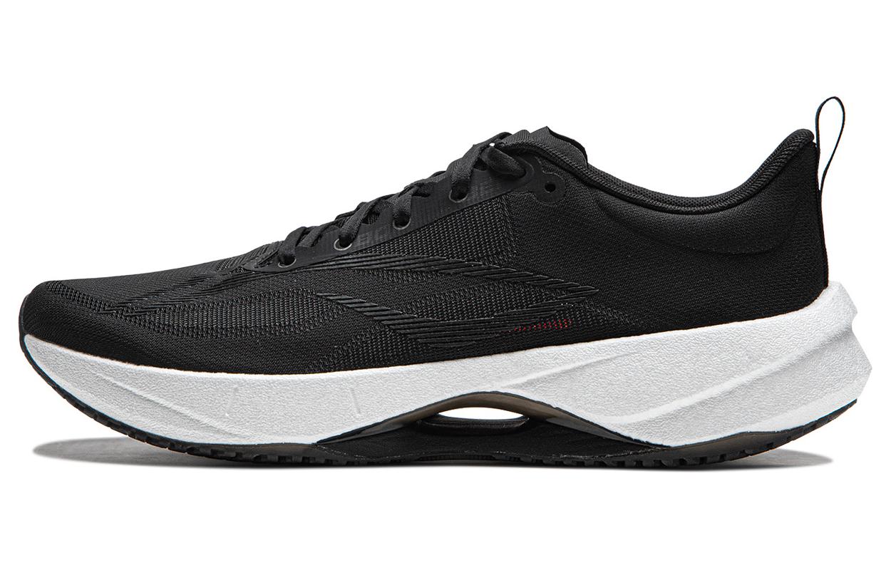 Li Ning Super Light 21 Нескользящие, Износостойкие, Дышащие Низкие Спринтерские Беговые Кроссовки Мужские Черные ARBU001-5 43.5