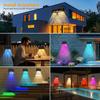 2/4pcs Solar Fence Lights Outdoor 10 Colors Change 3D Fairy Butterfly Art LED Wall Lamp Waterproof Garden Decor for Patio Yard
