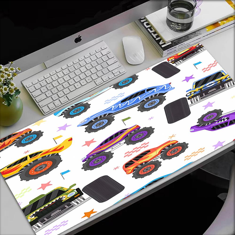 Tappetino Mouse Tema Camion, Base in Gomma Antiscivolo, Multifunzionale per Ufficio e Casa, Perfetto per la Personalizzazione dello Spazio di Lavoro.