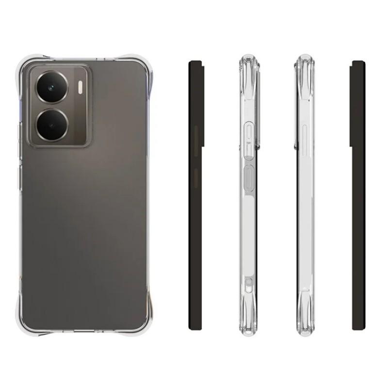 For Realme 14 5G Back Cover WANLONFENG TM Series 2.0mm Clear TPU Phone Case (Big Lens Hole)