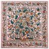 130*130Cm Russian National Square Scarf Luxury Floral Printed Silk Scarves Lady Handkerchief Bandana Foulard Ethnic Shawl