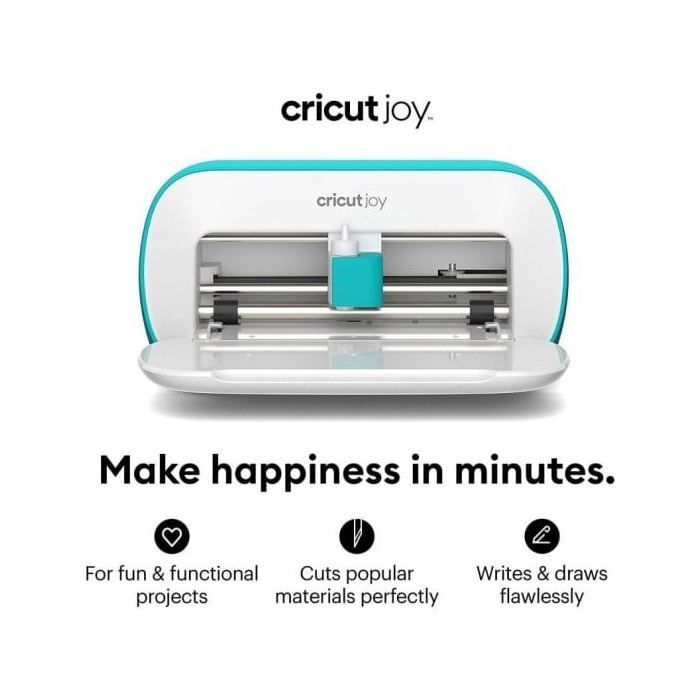 Traceur de découpe - CRICUT - Joy - Starter Bundle - Bluetooth - 50 matériaux compatibles