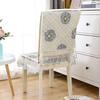 Lace Wave Lace Chair Cover Thickened Dining Table Seat  Cushion European Style Large Flower Table Cloth Integrated Chair Mat