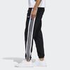Adidas Pantaloni de trening Originals Trefoil, cu panouri cu 3 benzi, cu logo Pantaloni pentru bărbați negru ED6255