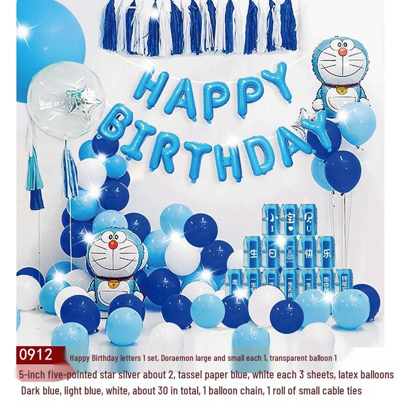 Geburtstagsdeko Ballon-Set für Kinder - Themen-Hintergrund mit Folienballons