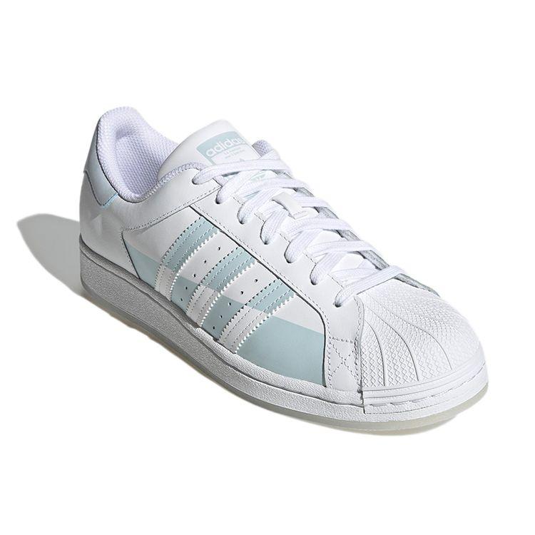 Adidas Superstar Split - Bílá Halo Modrá Unisex Tenisky Cloud-White FX5533