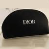 Dior Beauty Sacchetto Cosmetico Semicerchio in Velluto Nero, Organizer per Trucco Elegante