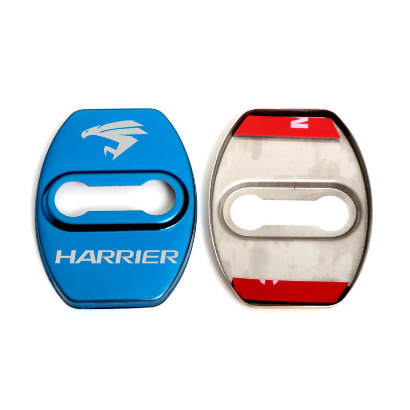 4pcs Car Door Lock Cover Protect Buckle Cover Stickers For Toyota Harrier Accessories K33