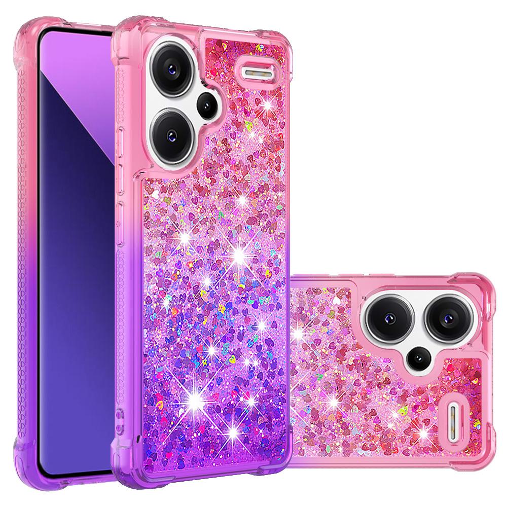 

Multicolor Quicksand Liquid Glitter Case For Redmi Note 14 13 Pro Plus Note 13 14 Pro 4g 5g Shockproof Dynamic Protective Cover Redmi Note 14 Pro 4G (Global)