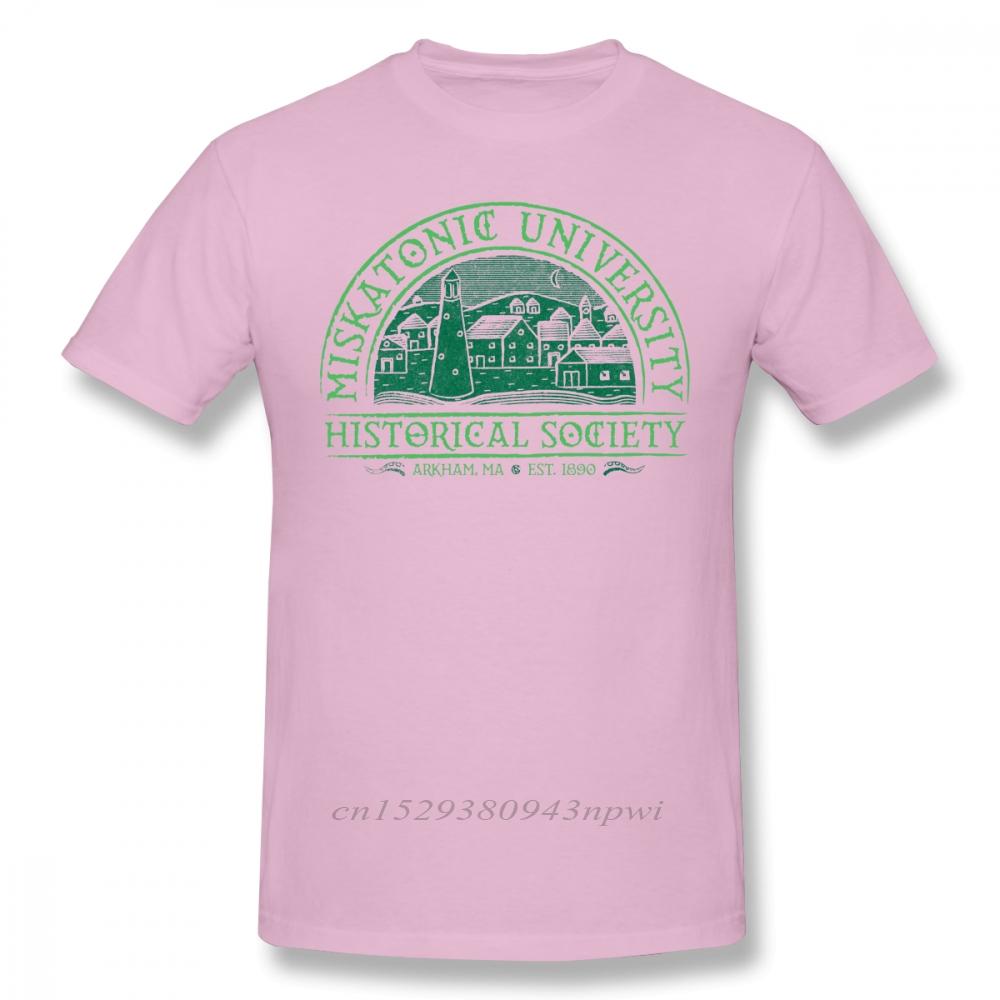Arkham Horror T Shirt Miskatonic Historical Society TShirt Man Cotton Tee Shirt Cute Oversized Printed ShortSleeve Tshirt