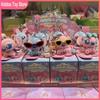 Genuine Presale Miniso Disney Stitch Confession Series Blind Box Flocking Pendant Cute Trendy Doll Garage Kit Ornament Girl Gift