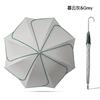 Edge Umbrella Straight Pole Umbrella Modern Simple Creative Solid Color Durable Vinyl Petals Fresh Color Scheme Handle Umbrella