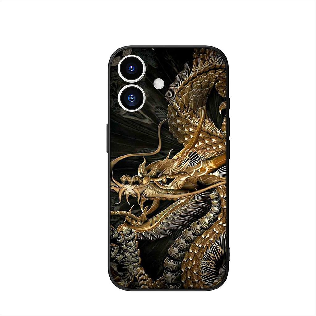 Black Dragon Cool Phone Cover Case for Xiaomi Redmi Note 14 12 13 ProPlus A3 Pro Plus 12C 13C 14C 5G 4G Casing