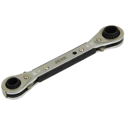 SK11 4-Size Wobble Ratchet Wrench, 8 x 10 x 12 x 13 mm, SMR-0813W