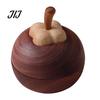 Minimalist Wood Aroma Diffuser Mangosteen Passive Oil Diffuser, Wooden Essential Creative Aromatherapy Portable Scent Diffusers, No-Electric