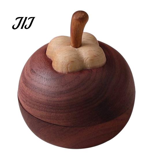 Minimalist Wood Aroma Diffuser Mangosteen Passive Oil Diffuser, Wooden Essential Creative Aromatherapy Portable Scent Diffusers, No-Electric