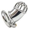 FAAK Chastity Cage 7.3Cm  304stainless Steel Man Chastity Lock Penis Cage Chastity Device in Sex Product for Male