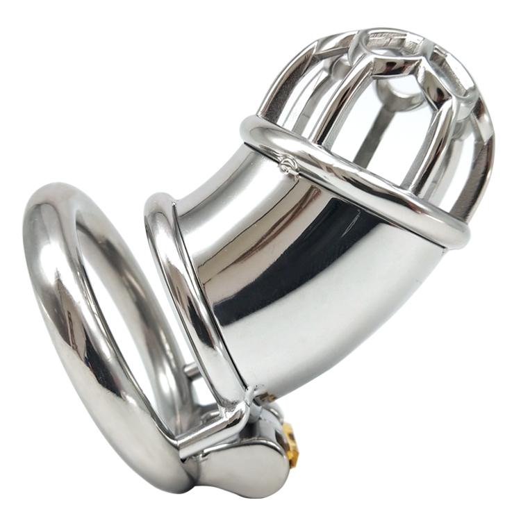 FAAK Chastity Cage 7.3Cm 304stainless Steel Man Chastity Lock Penis Cage Chastity Device in Sex Product for Male