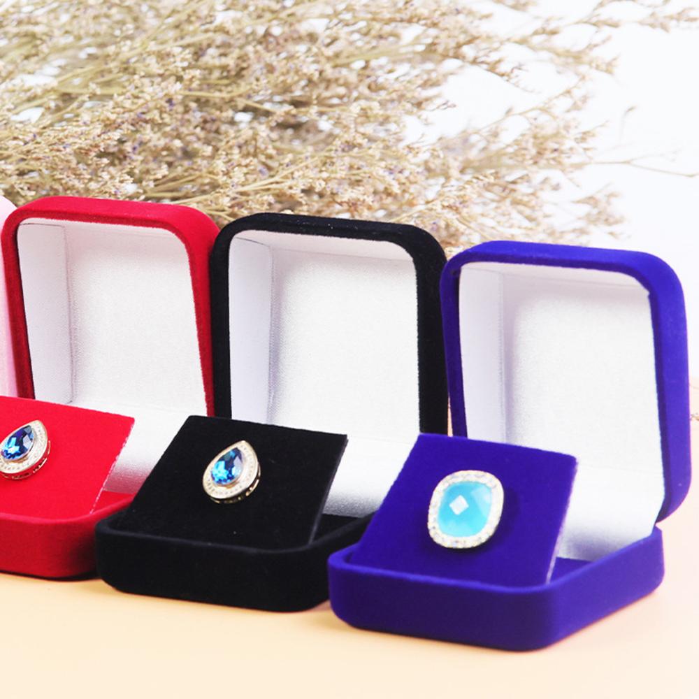 1PC Jewelry Box, Plush Medal Box, Earring Box, Chest Badge Box, Necklace Box - Multi-Functional Jewelry Box